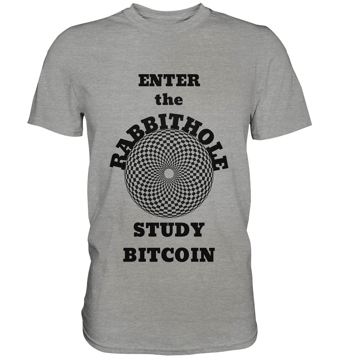 ENTER the RABBITHOLE - STUDY BITCOIN # Ladies Collection 21% Rabatt bis zum Halving 2024  - Premium Shirt