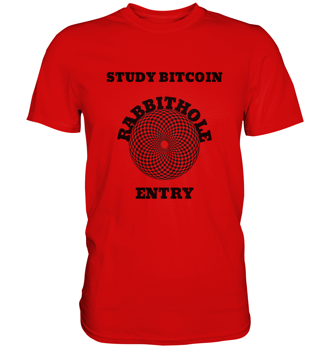 STUDY BITCOIN - RABBITHOLE ENTRY # Ladies Collection 21% Rabatt bis zum Halving 2024   - Premium Shirt