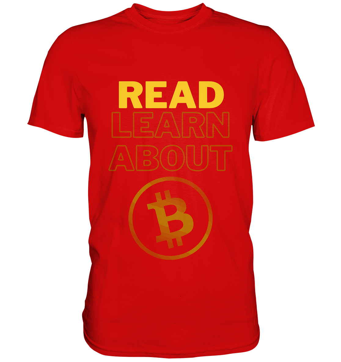 READ - LEARN ABOUT - BTC-Symbol - Premium Shirt