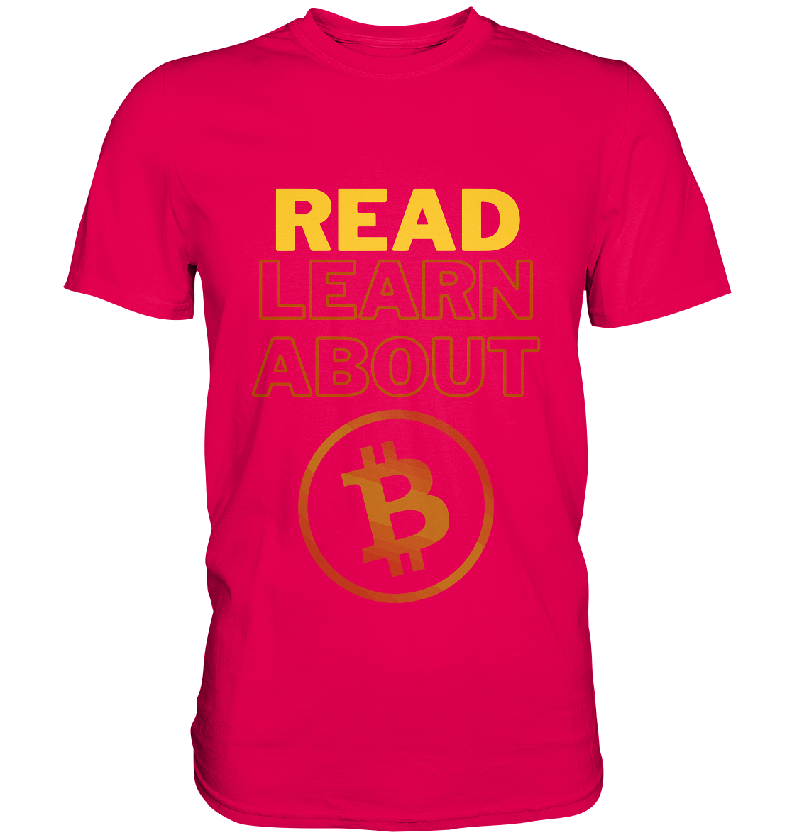 READ - LEARN ABOUT - BTC-Symbol - Premium Shirt