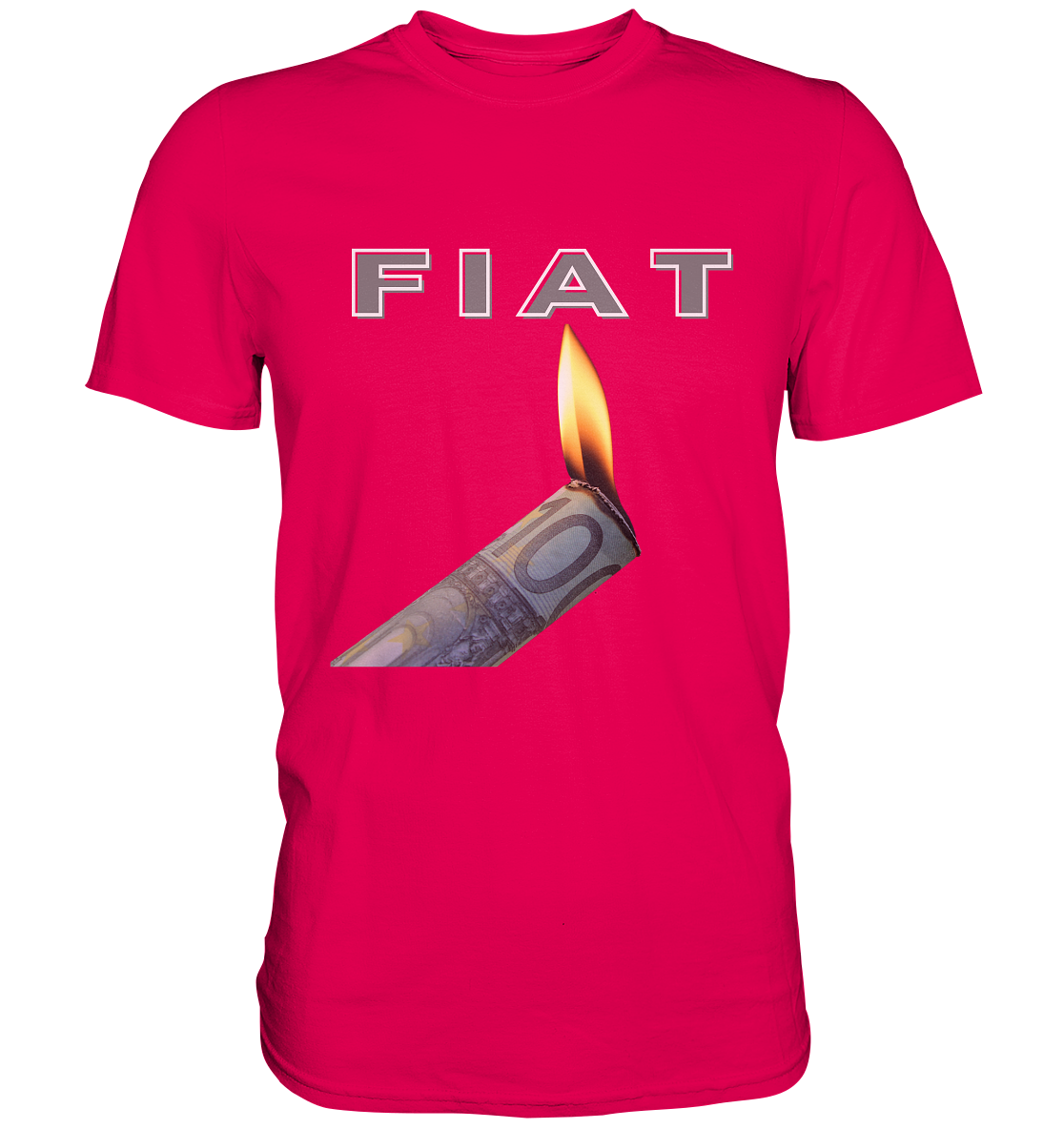 Fiat verbrennt Deine Zukunft - Premium Shirt