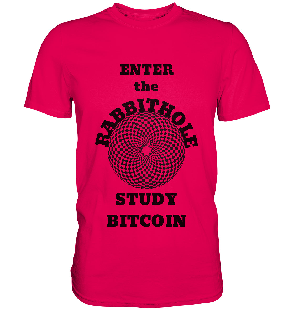 ENTER the RABBITHOLE - STUDY BITCOIN # Ladies Collection 21% Rabatt bis zum Halving 2024  - Premium Shirt