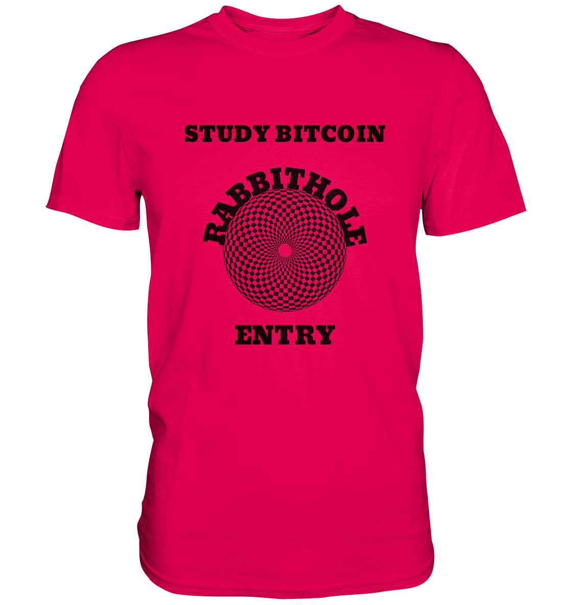 STUDY BITCOIN - RABBITHOLE ENTRY # Ladies Collection 21% Rabatt bis zum Halving 2024   - Premium Shirt