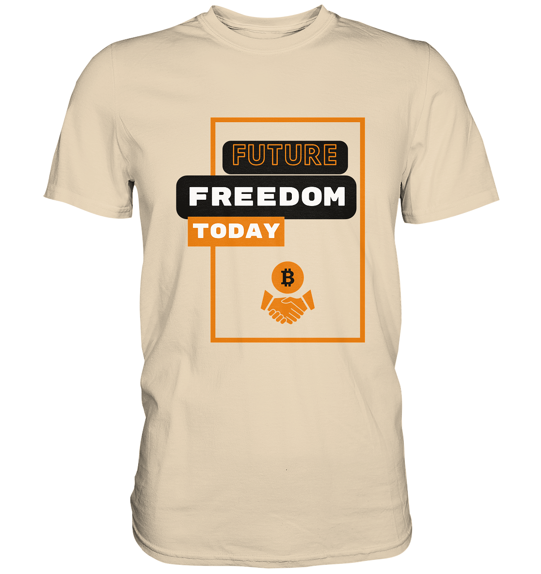 FUTURE FREEDOM TODAY (BTC handshake) - Premium Shirt