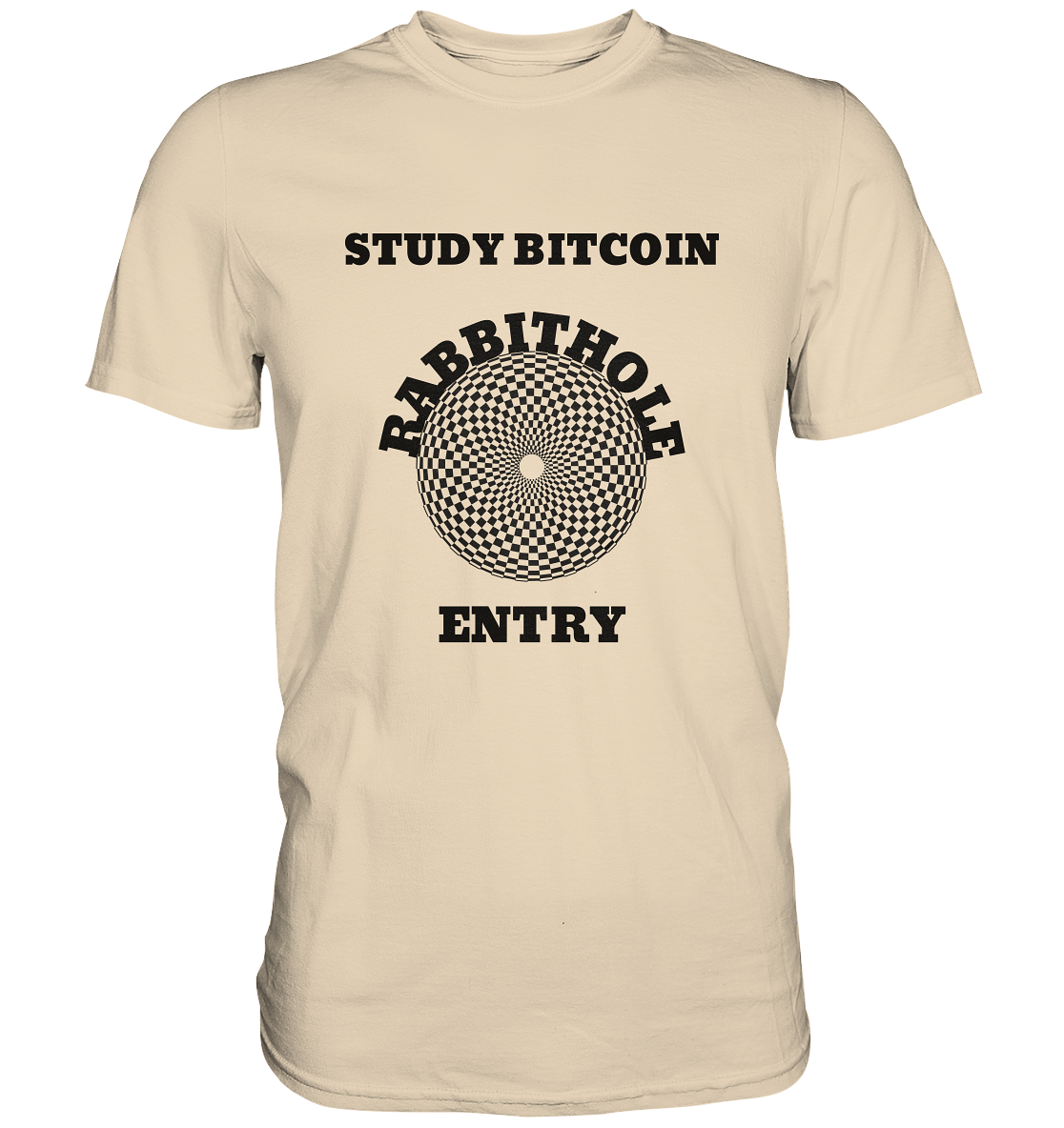 STUDY BITCOIN - RABBITHOLE ENTRY # Ladies Collection 21% Rabatt bis zum Halving 2024   - Premium Shirt