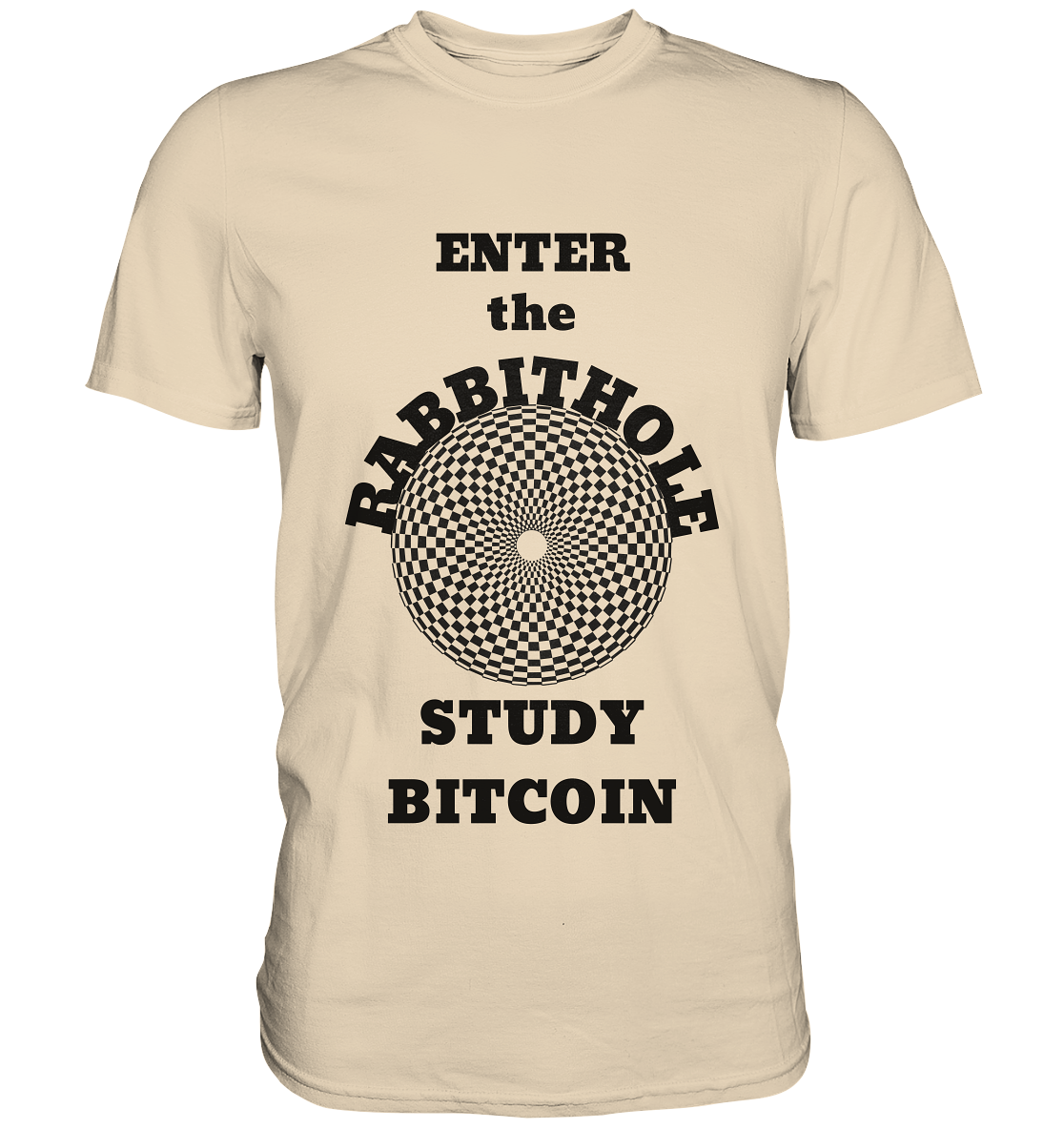 ENTER the RABBITHOLE - STUDY BITCOIN # Ladies Collection 21% Rabatt bis zum Halving 2024  - Premium Shirt