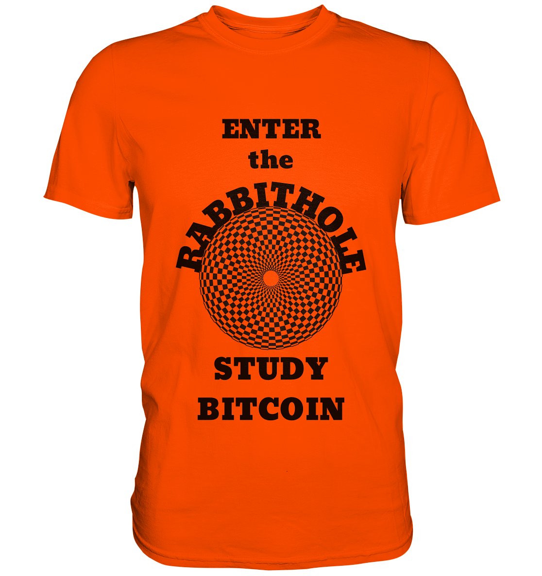 ENTER the RABBITHOLE - STUDY BITCOIN # Ladies Collection 21% Rabatt bis zum Halving 2024  - Premium Shirt