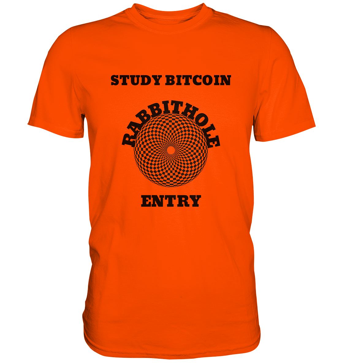 STUDY BITCOIN - RABBITHOLE ENTRY # Ladies Collection 21% Rabatt bis zum Halving 2024   - Premium Shirt