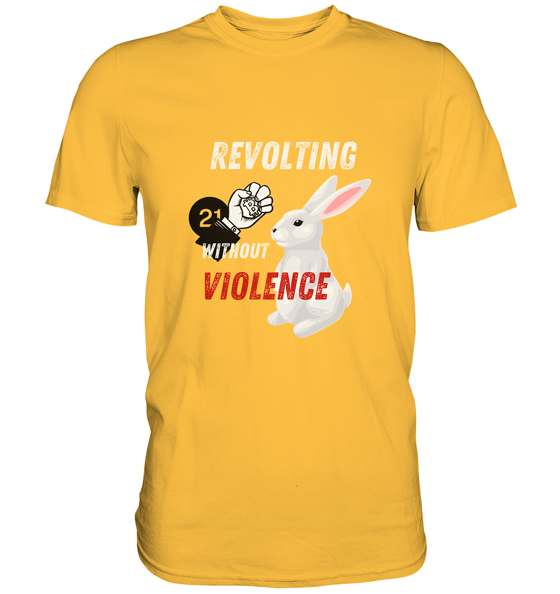 REVOLTING WITHOUT VIOLENCE - LADIES COLLECTION 21% automat. Rabatt bis zum Halving 2024  - Premium Shirt