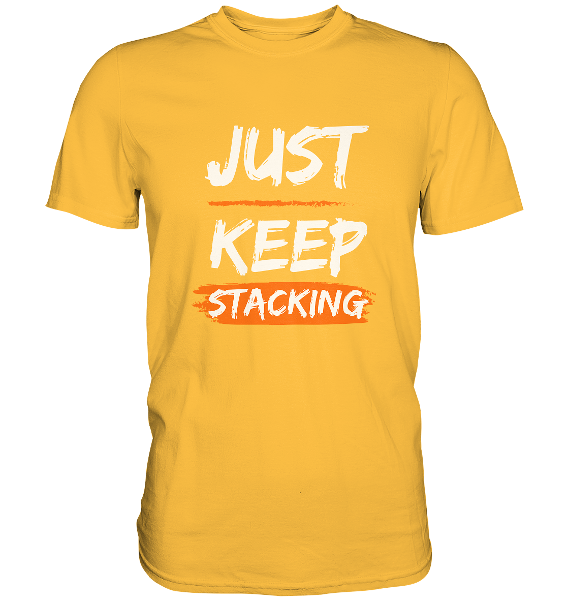 JUST KEEP STACKING - LADIES COLLECTION 21% automat. Rabatt bis zum Halving 2024   - Premium Shirt