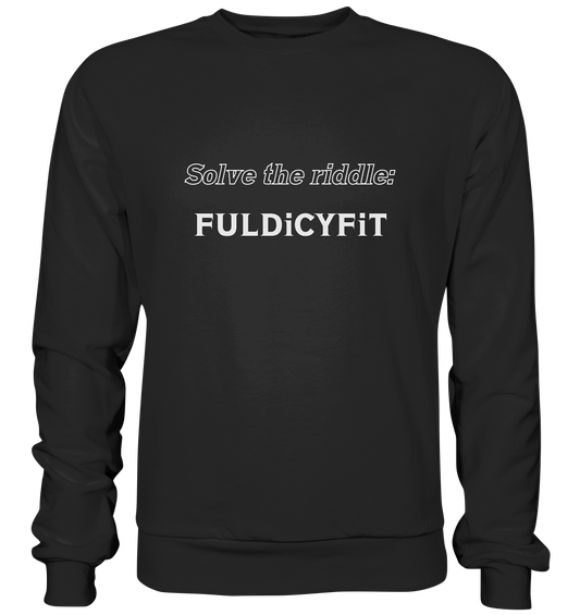 SOLVE THE RIDDLE - FULDiCYFiT - Premium Sweatshirt