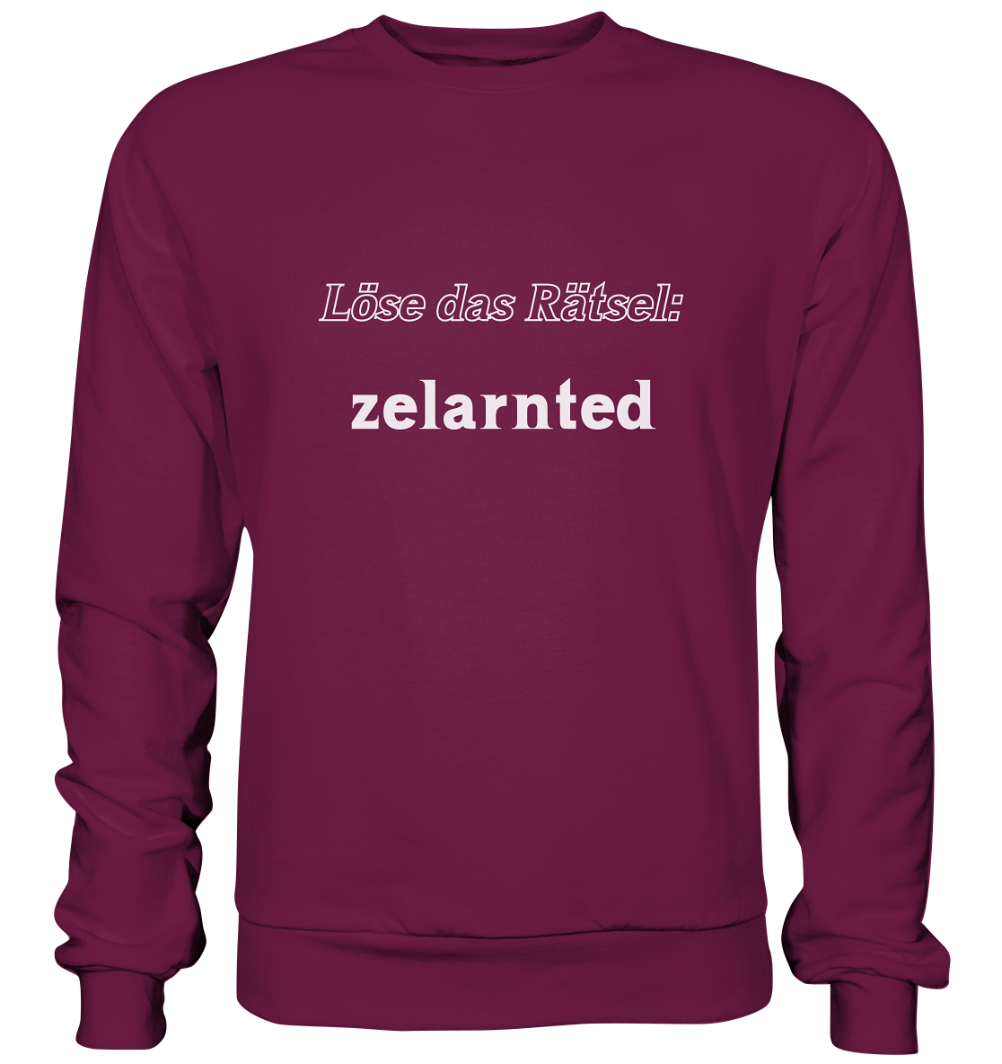 Löse das Rätsel - zelarnted - Premium Sweatshirt