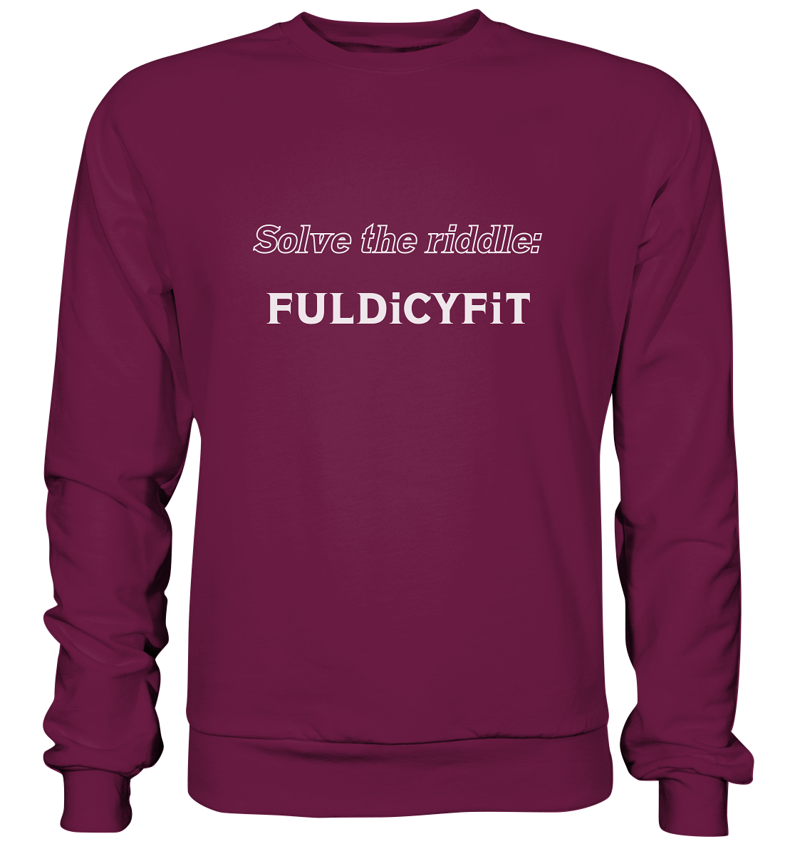 SOLVE THE RIDDLE - FULDiCYFiT - Premium Sweatshirt