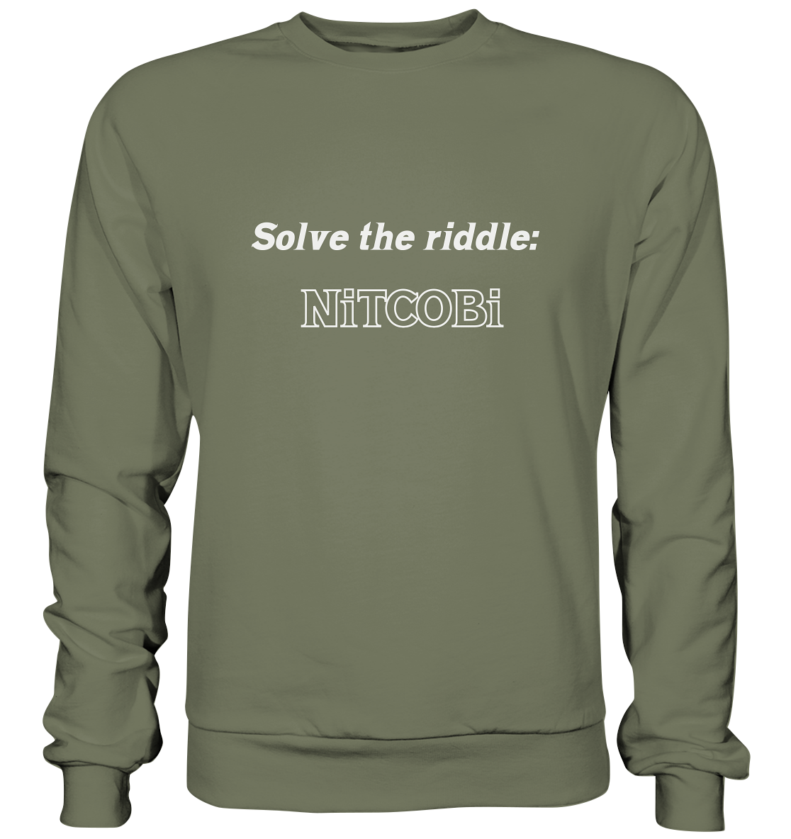 SOLVE THE RIDDLE - NiTCOBi - Premium Sweatshirt