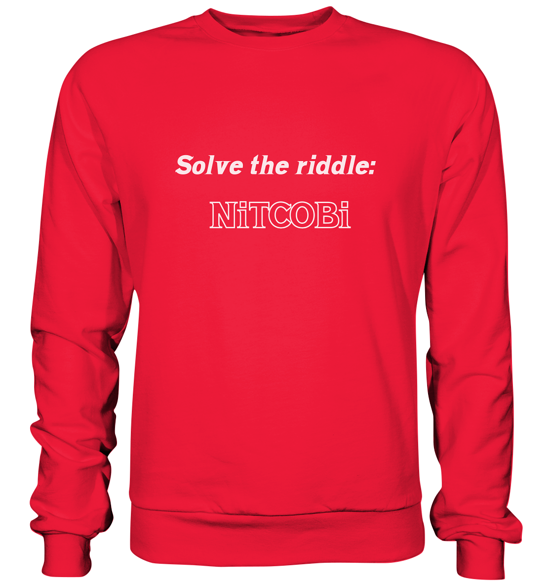 SOLVE THE RIDDLE - NiTCOBi - Premium Sweatshirt