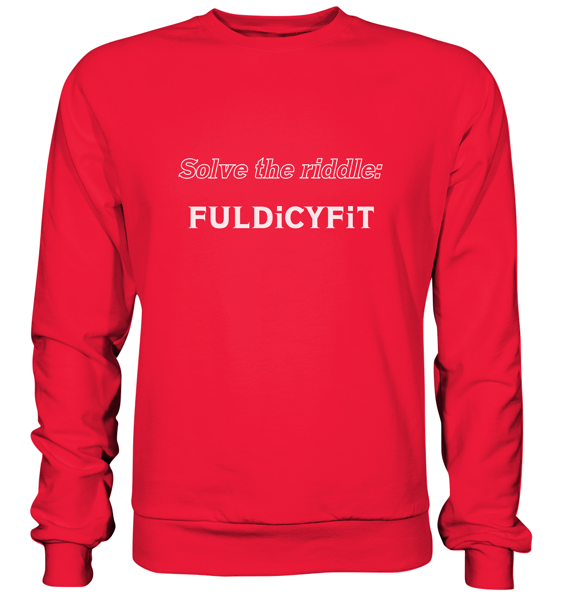 SOLVE THE RIDDLE - FULDiCYFiT - Premium Sweatshirt