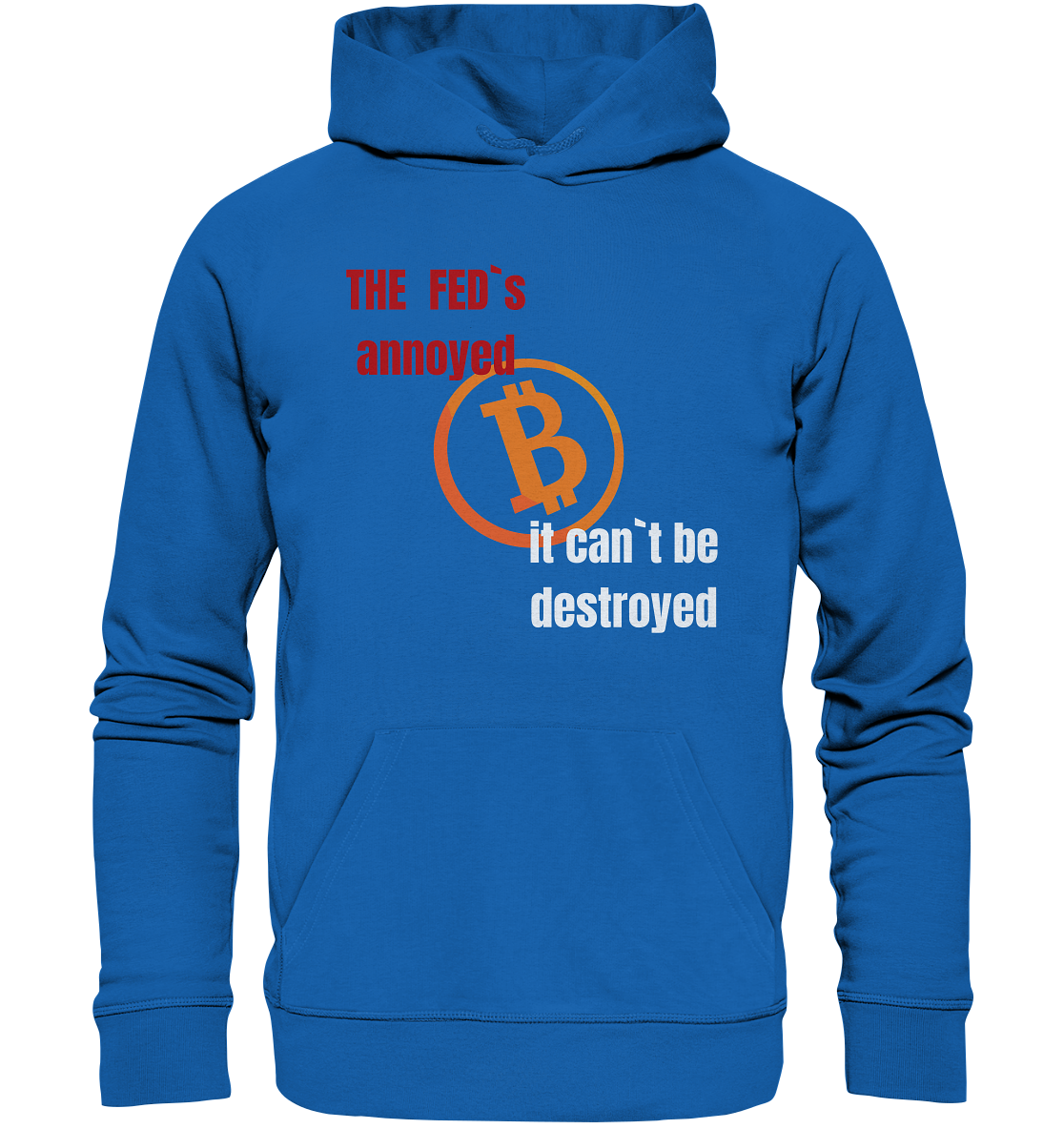 The FEDs annoyed... (gerade, versetzt) - Premium Unisex Hoodie