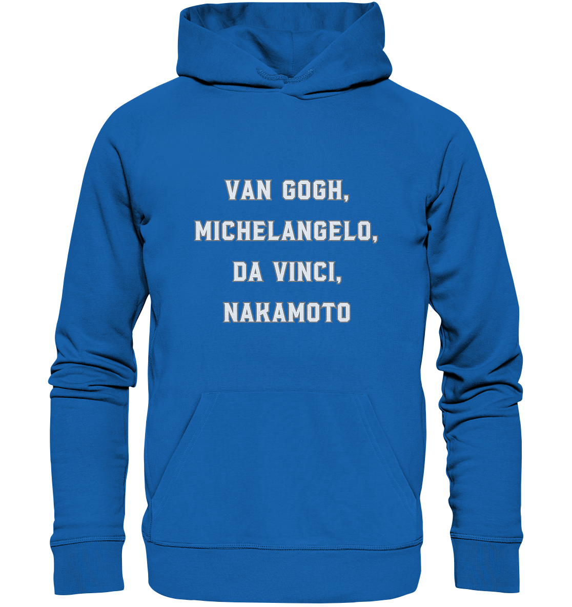 van Gogh, Michelangelo, da Vinci, Nakamoto - Premium Unisex Hoodie