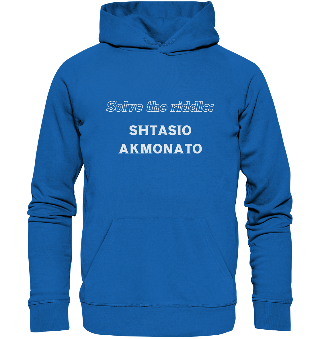 SOLVE THE RIDDLE - SHTASIO AKMONATO - Premium Unisex Hoodie