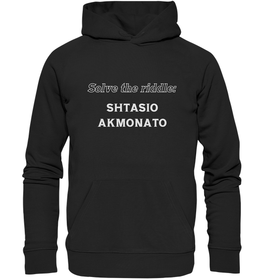 SOLVE THE RIDDLE - SHTASIO AKMONATO - Premium Unisex Hoodie