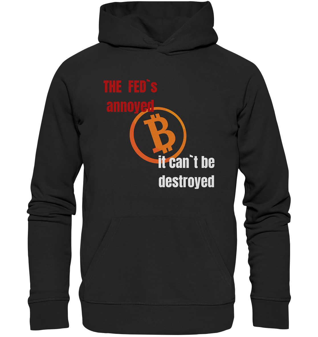 The FEDs annoyed... (gerade, versetzt) - Premium Unisex Hoodie