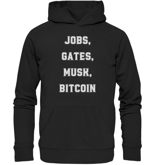 Steve Jobs, Bill Gates, Elon Musk, BITCOIN - Premium Unisex Hoodie