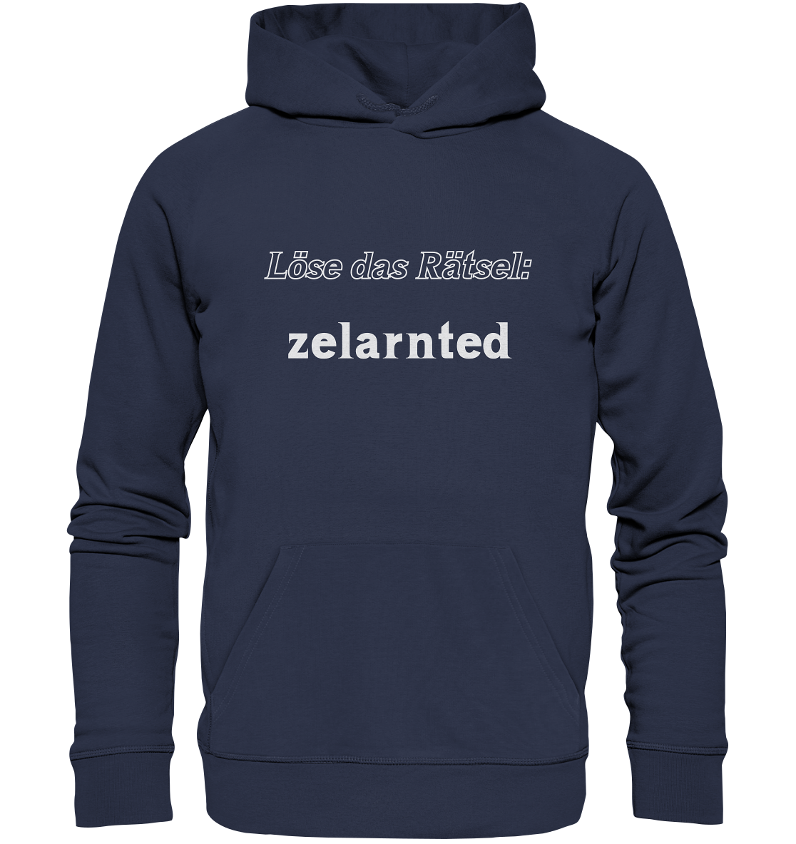 Löse das Rätsel - zelarnted - Premium Unisex Hoodie