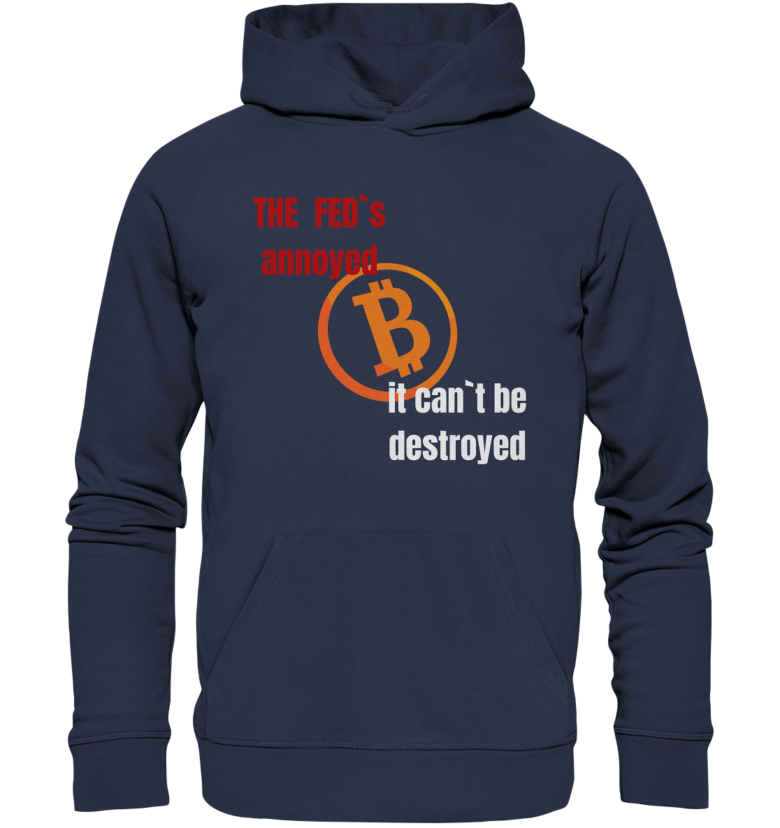 The FEDs annoyed... (gerade, versetzt) - Premium Unisex Hoodie