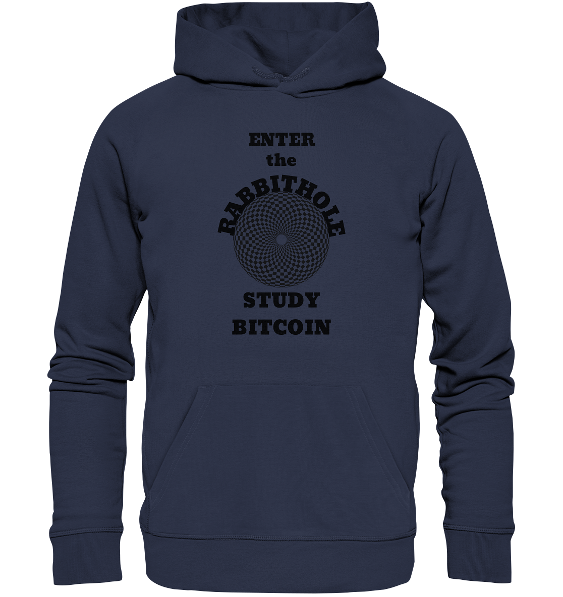 ENTER the RABBITHOLE - STUDY BITCOIN - Premium Unisex Hoodie