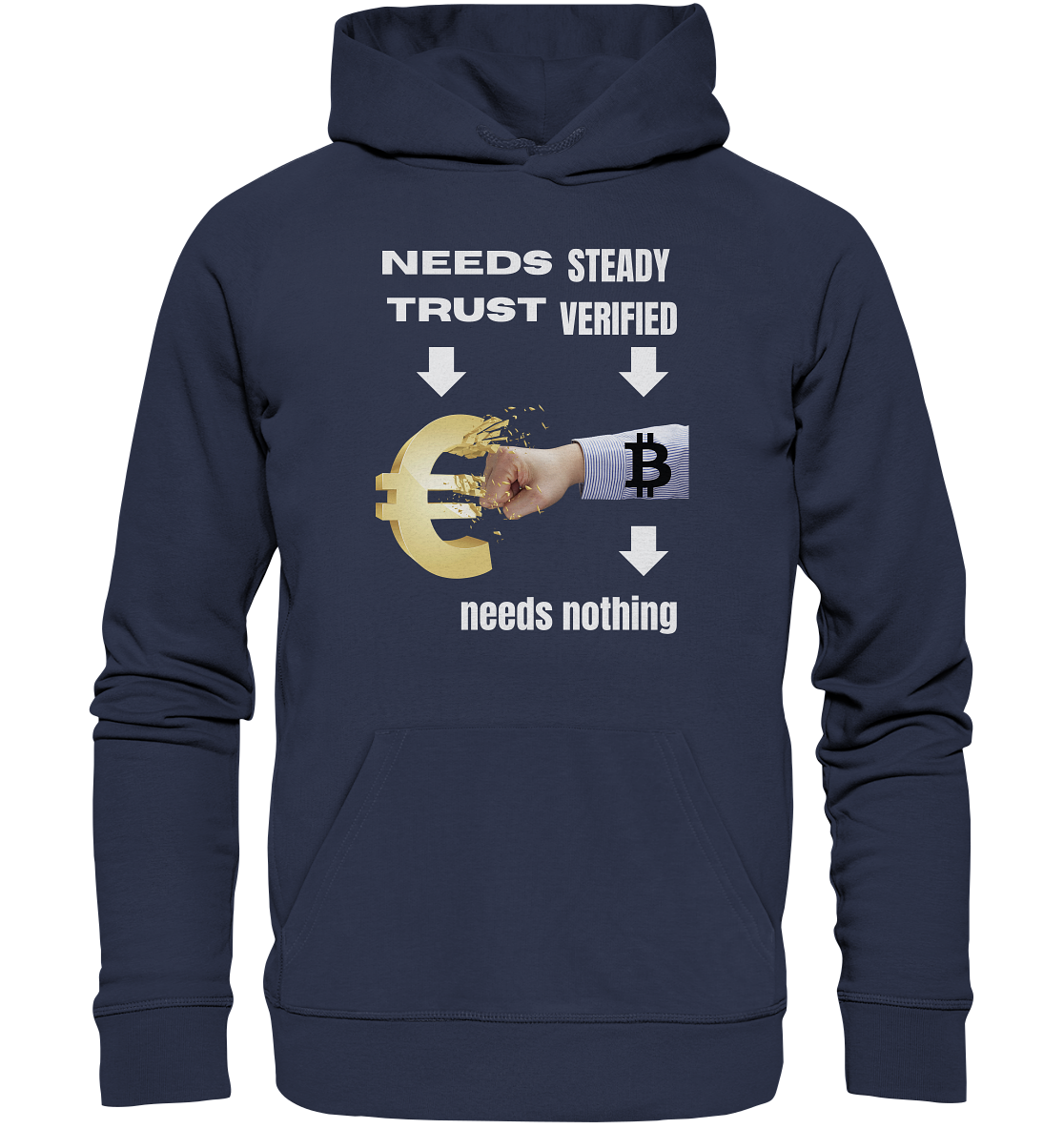 Needs TRUST / Needs NOTHING - Premium Unisex Hoodie