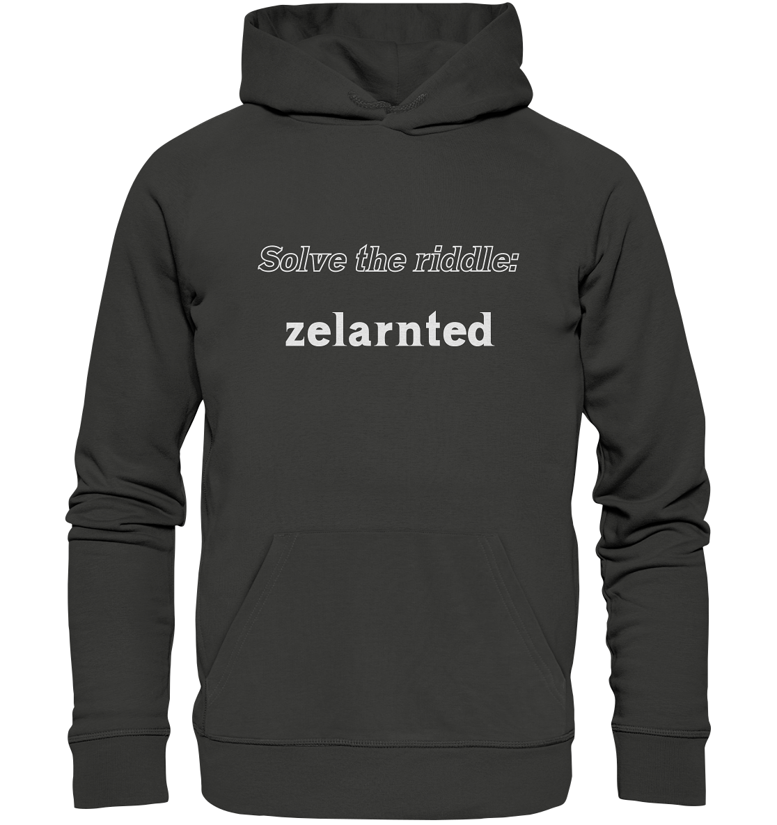 SOLVE THE RIDDLE - zelarnted - Premium Unisex Hoodie