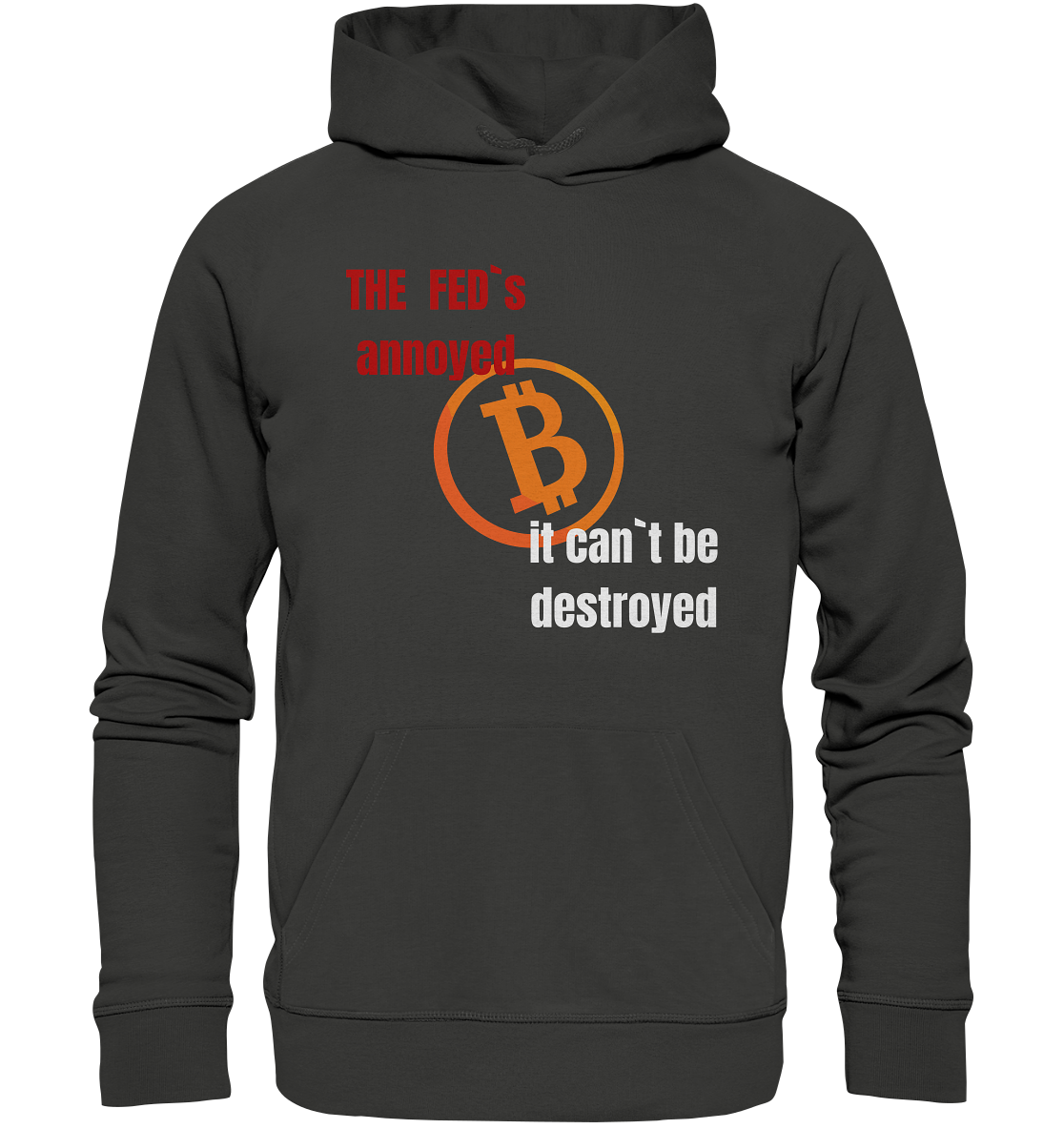 The FEDs annoyed... (gerade, versetzt) - Premium Unisex Hoodie