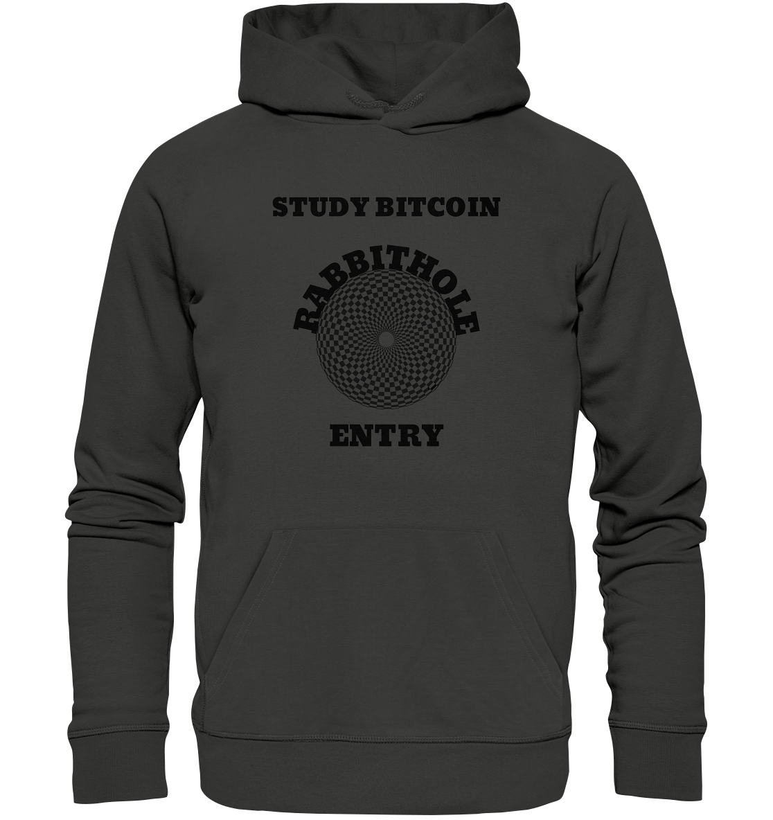 STUDY BITCOIN - RABBITHOLE ENTRY - Premium Unisex Hoodie