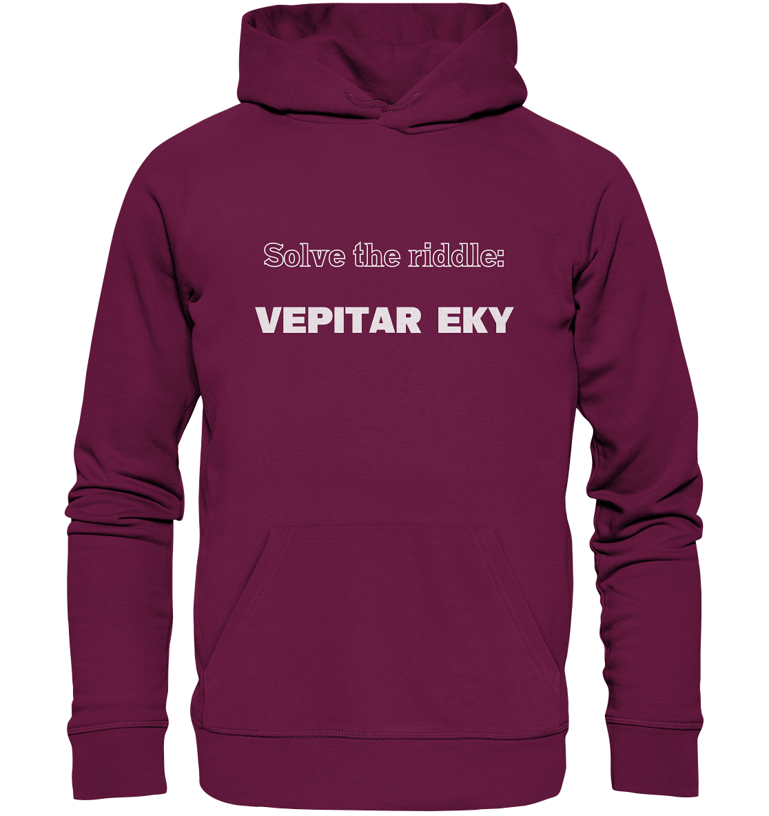 SOLVE THE RIDDLE - VEPITAR EKY - Premium Unisex Hoodie