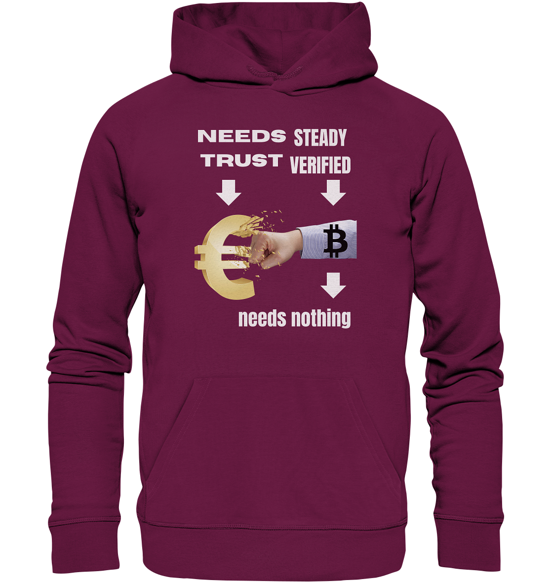 Needs TRUST / Needs NOTHING - Premium Unisex Hoodie