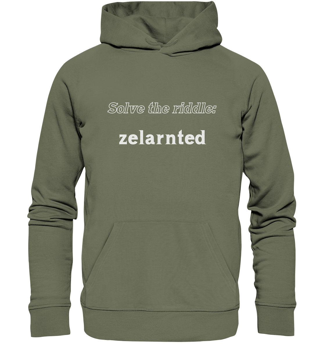 SOLVE THE RIDDLE - zelarnted - Premium Unisex Hoodie