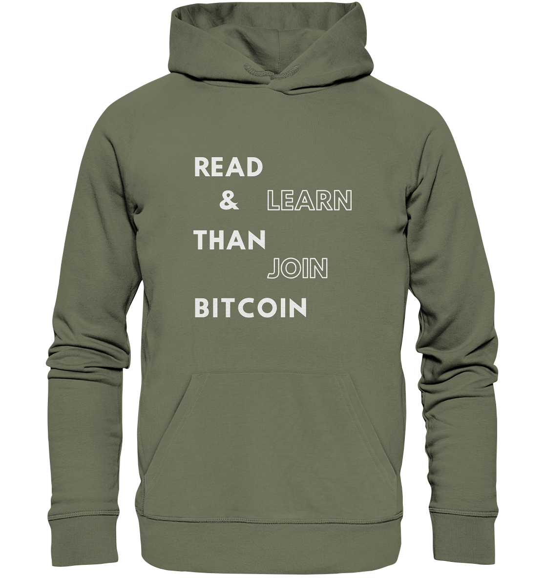 READ & LEARN, THAN JOIN BITCOIN - Premium Unisex Hoodie