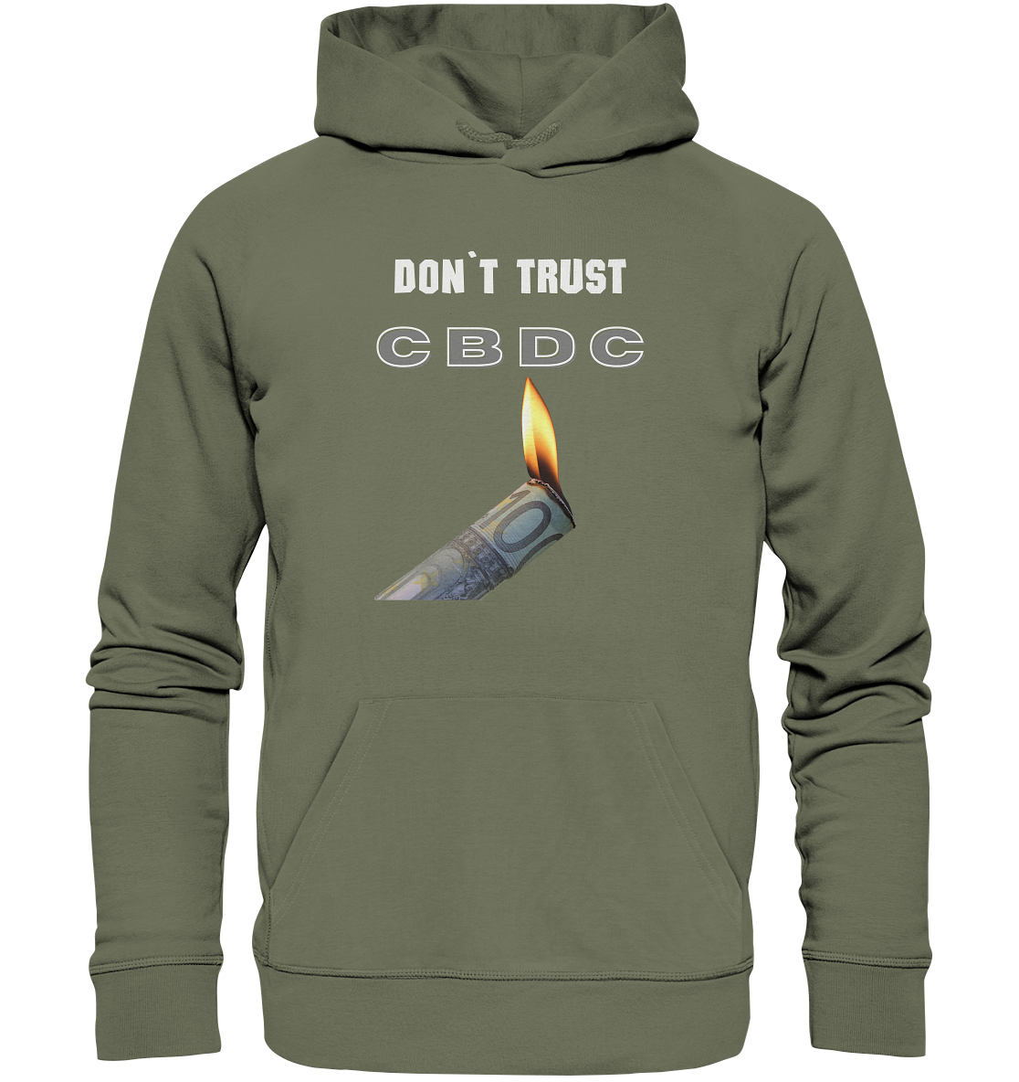 DON`T TRUST CBDC - Premium Unisex Hoodie