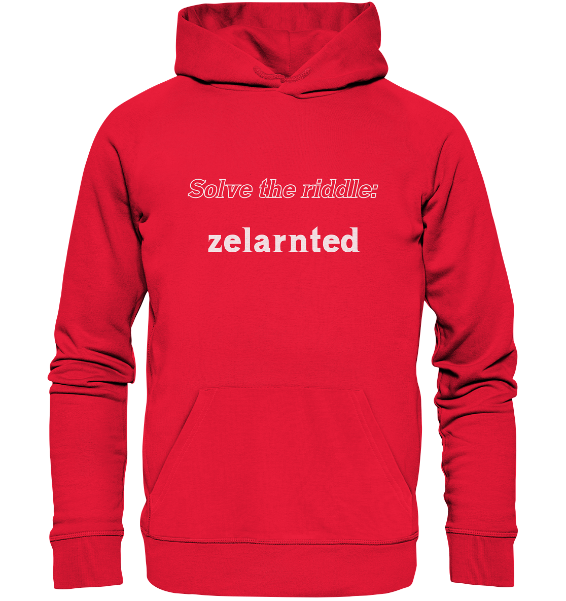 SOLVE THE RIDDLE - zelarnted - Premium Unisex Hoodie