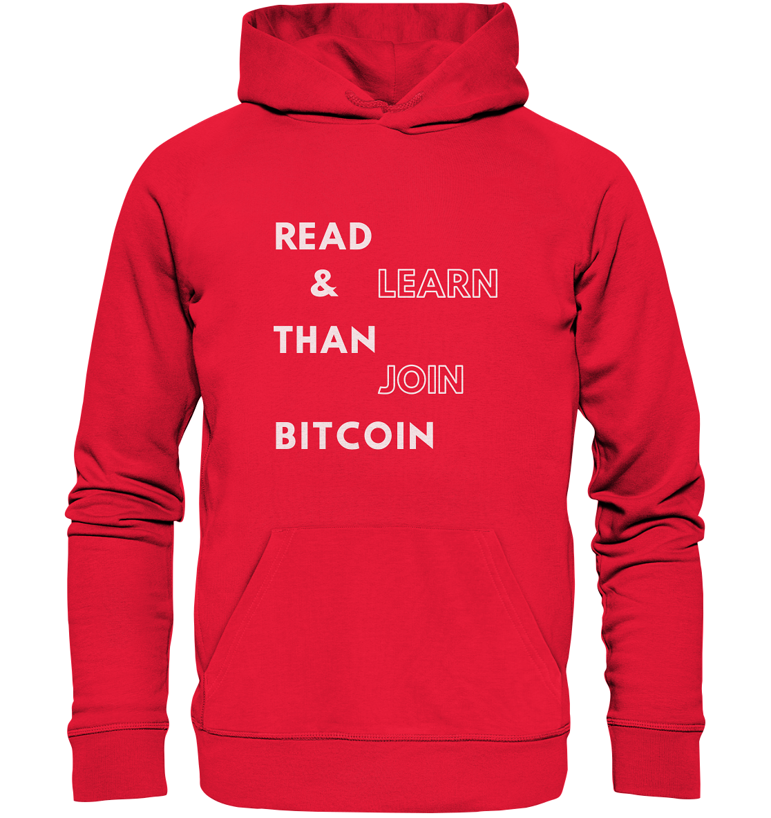 READ & LEARN, THAN JOIN BITCOIN - Premium Unisex Hoodie