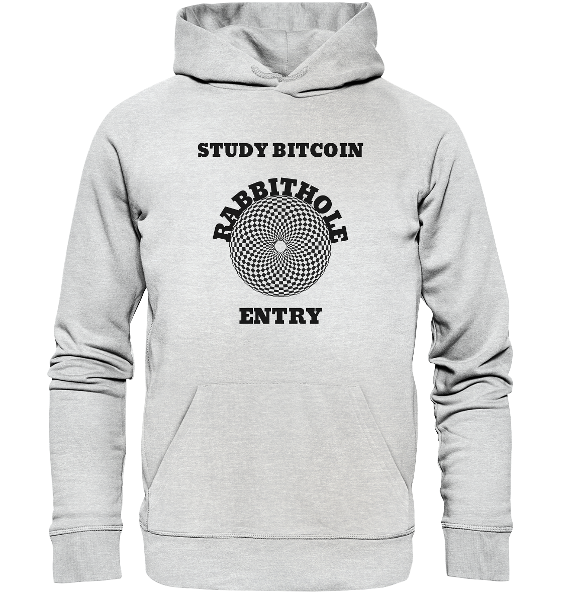 STUDY BITCOIN - RABBITHOLE ENTRY - Premium Unisex Hoodie