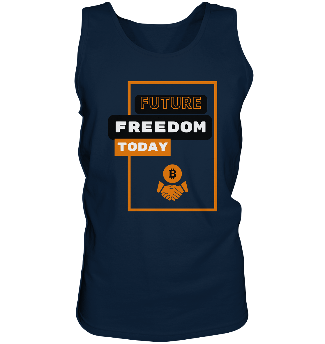 FUTURE FREEDOM TODAY (BTC handshake) - Tank-Top