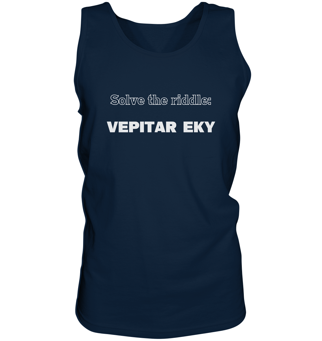 SOLVE THE RIDDLE - VEPITAR EKY - Tank-Top