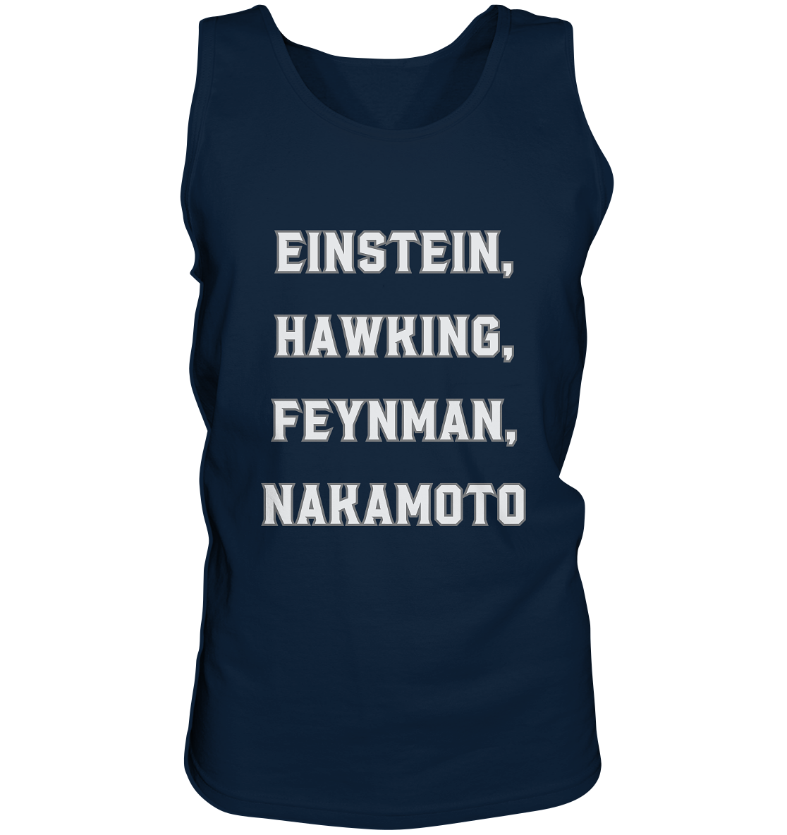 EINSTEIN, HAWKING, FEYNMAN, NAKAMOTO - Tank-Top