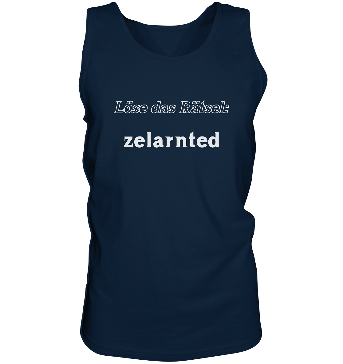 Löse das Rätsel - zelarnted - Tank-Top