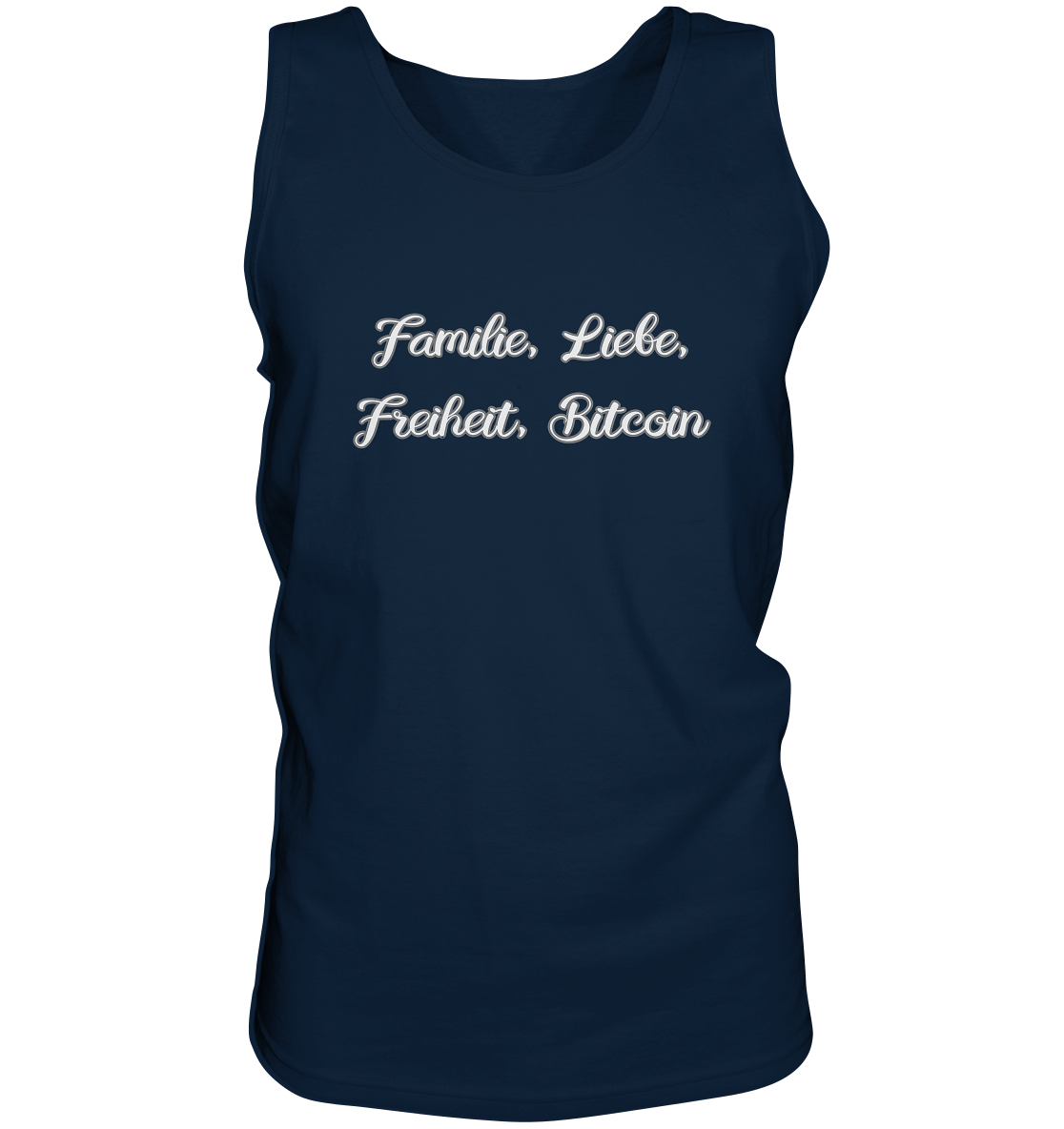 Familie, Liebe, Freiheit, Bitcoin - Tank-Top