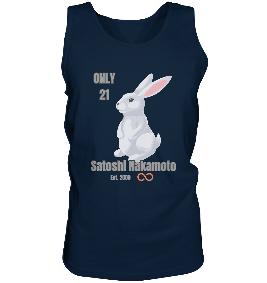 SATOSHI NAKAMOTO Est. 2009 (unendlich) - ONLY 21  - Tank-Top