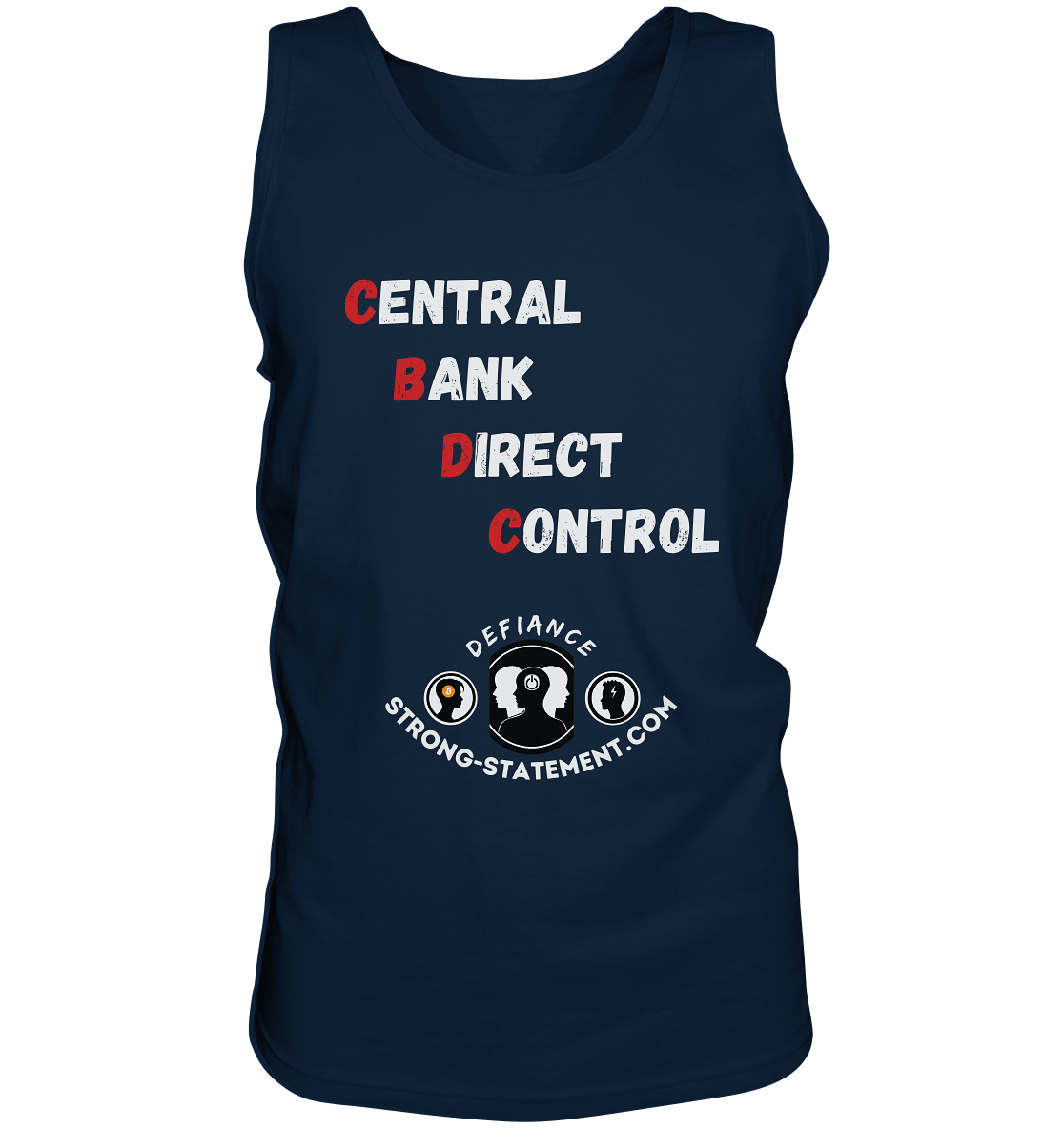 CENTRAL BANK DIRECT CONTROL - Defiance - Strong-Statement.com - Tank-Top