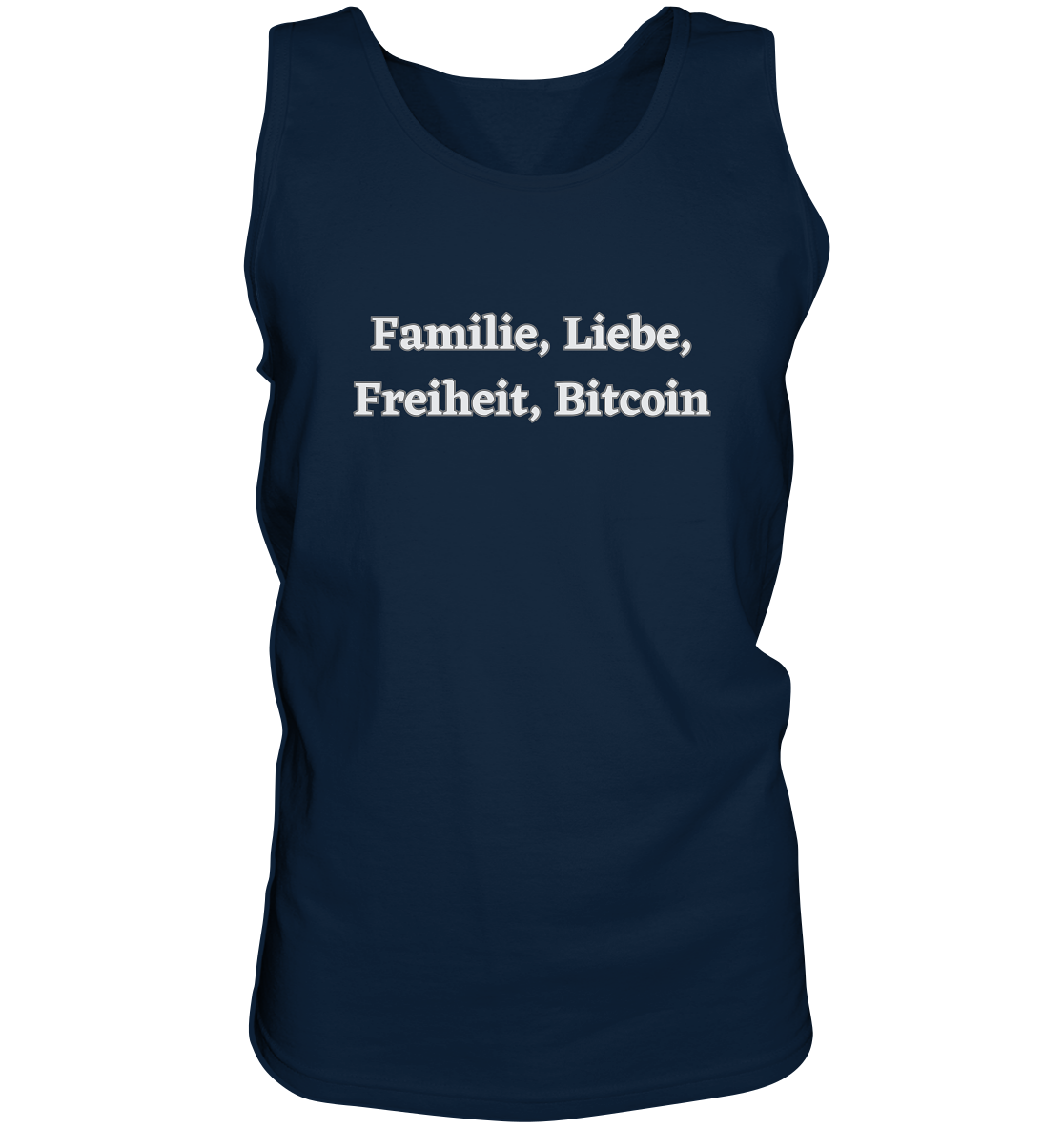 Familie, Liebe, Freiheit, Bitcoin - Tank-Top