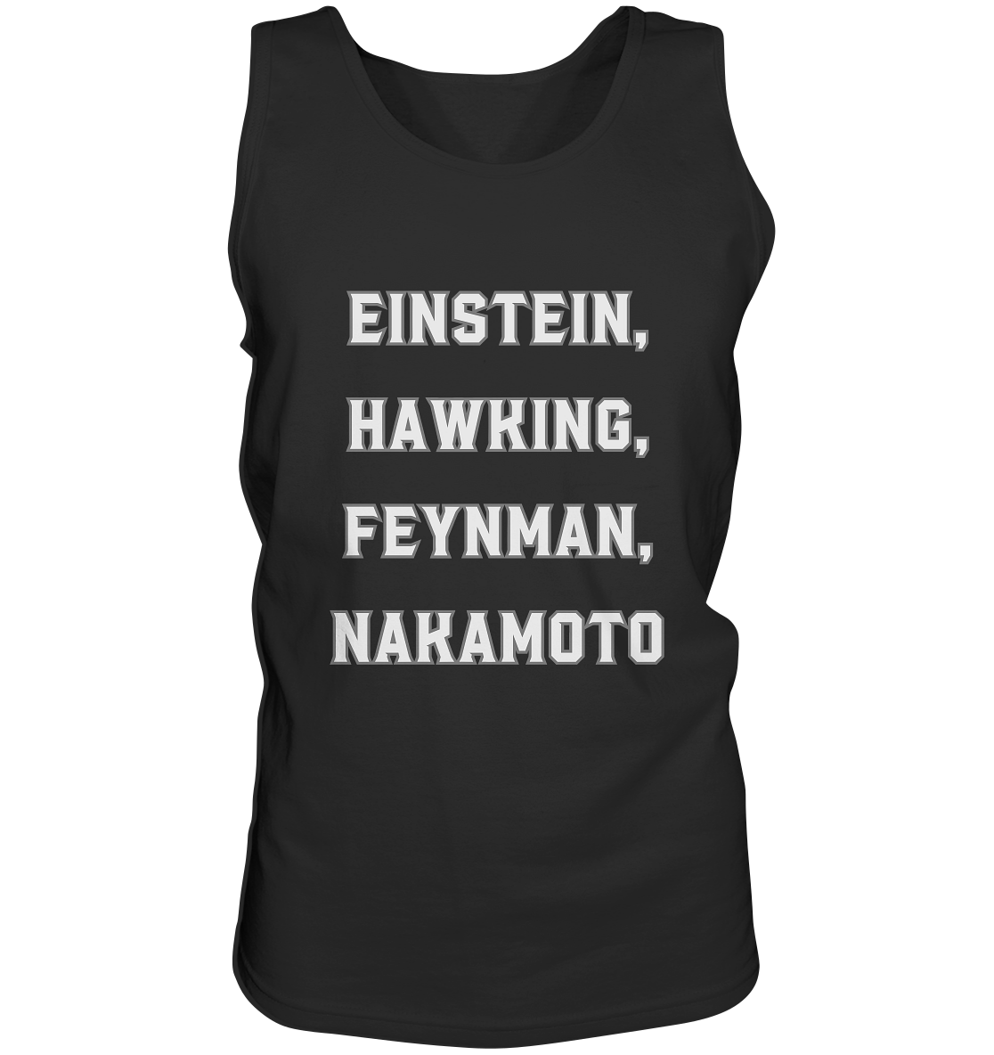 EINSTEIN, HAWKING, FEYNMAN, NAKAMOTO - Tank-Top